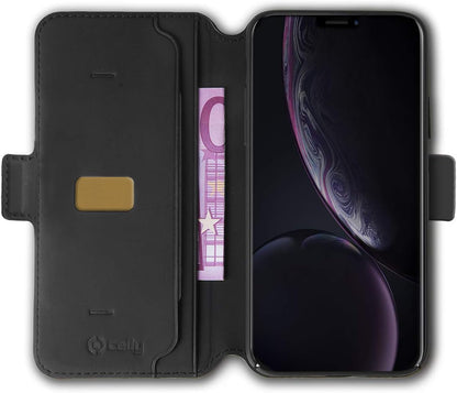 Celly-Prestige Magnetic IP XR Black with Magnetic Closure