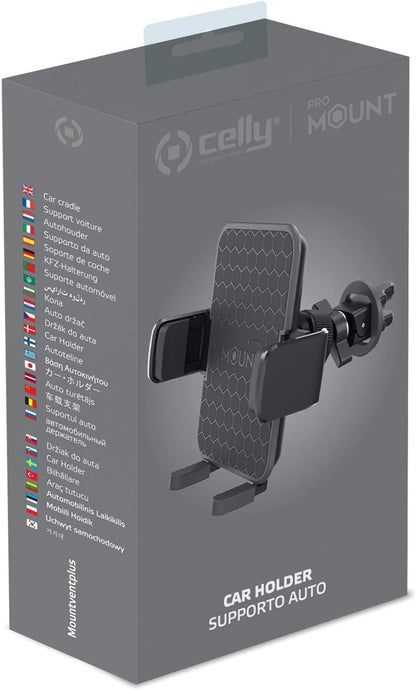 Celly Car Holder Plus Black for Air Vents