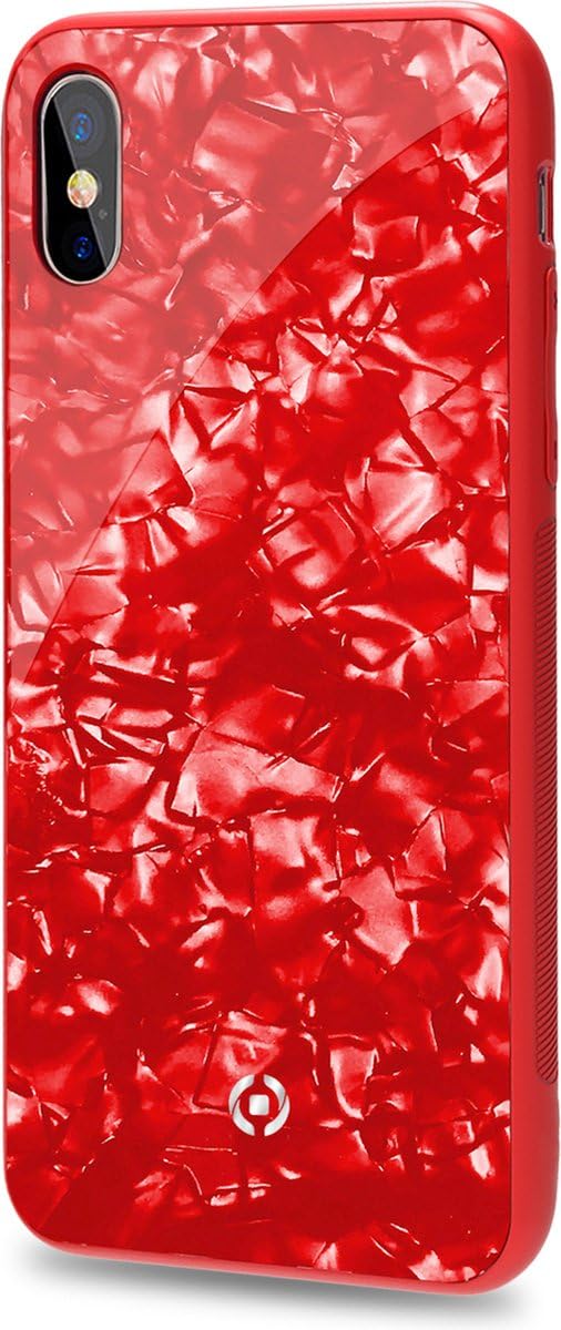 Celly-Pearl iPhone X Red