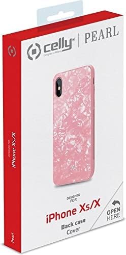 Celly Pearl Back Cover for Apple iPhone X/Xs