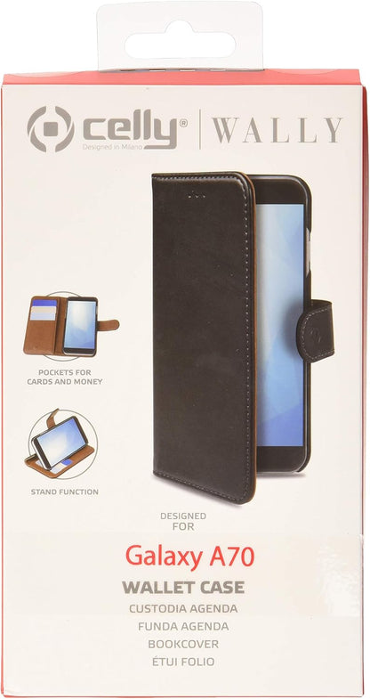 Celly-Wally Case Galaxy A70 Black