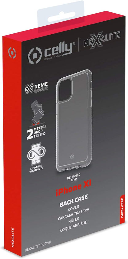 Celly Hexalite iPhone 11 Pro TRANSPBCO Cover transparent