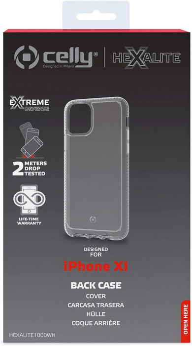 Celly Hexalite iPhone 11 Pro TRANSPBCO Cover transparent