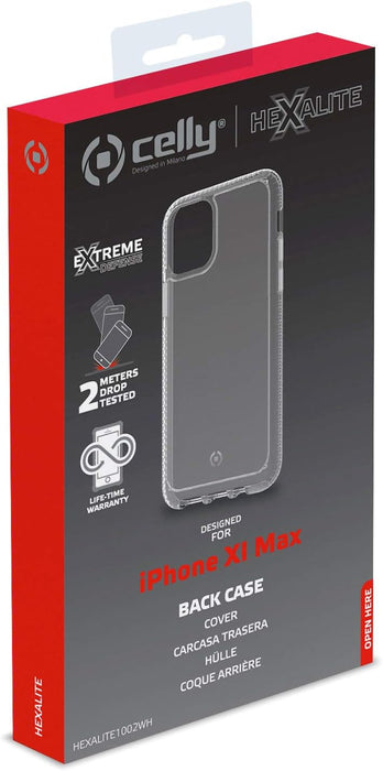 Celly Cover Hexalite iPhone 11 Pro MAX Transparent