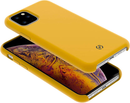 Leaf cover for iPhone 11 Pro colour ocher yellow