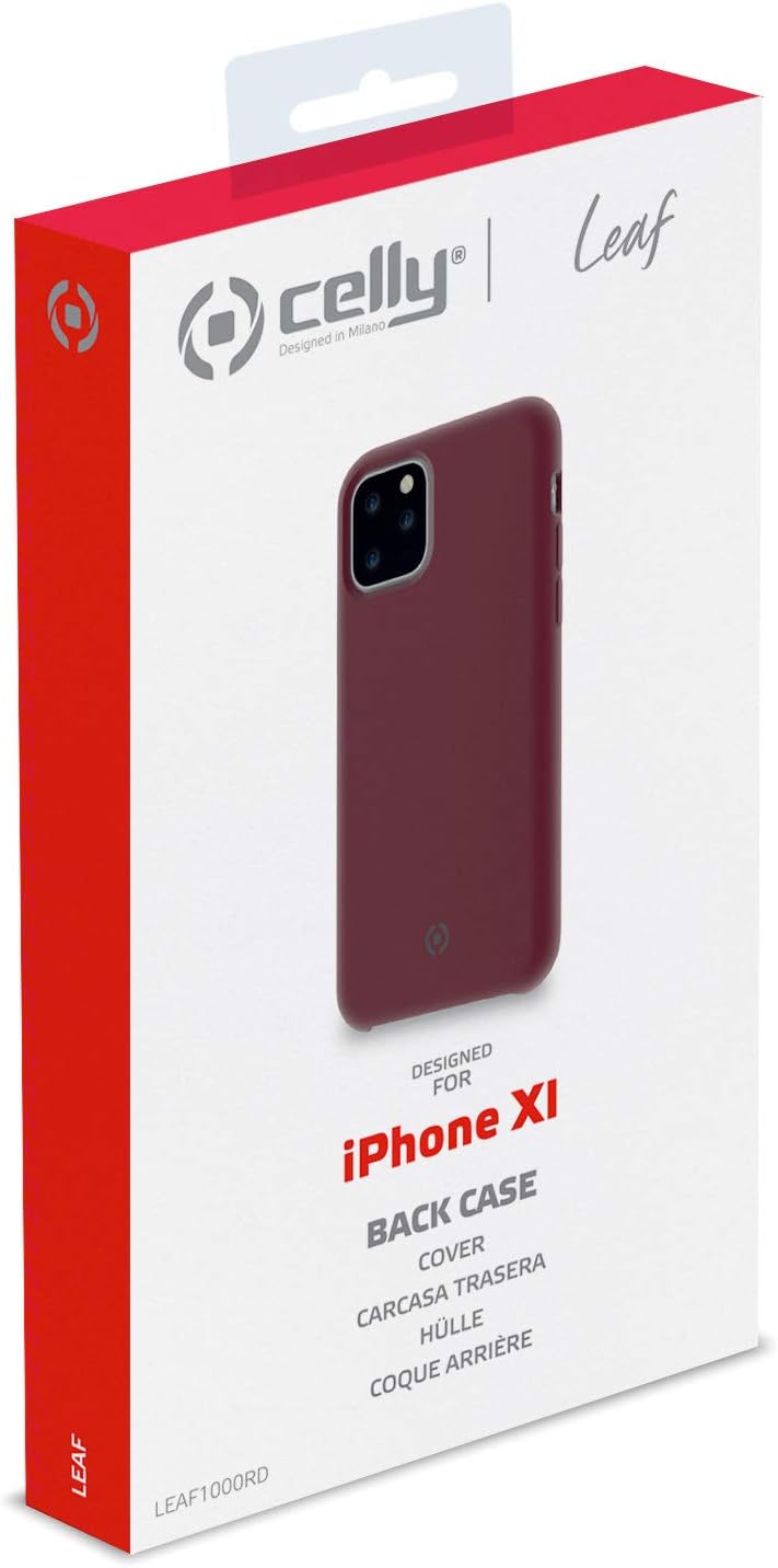 Celly COVER LEAF IPHONE 11 PRO red