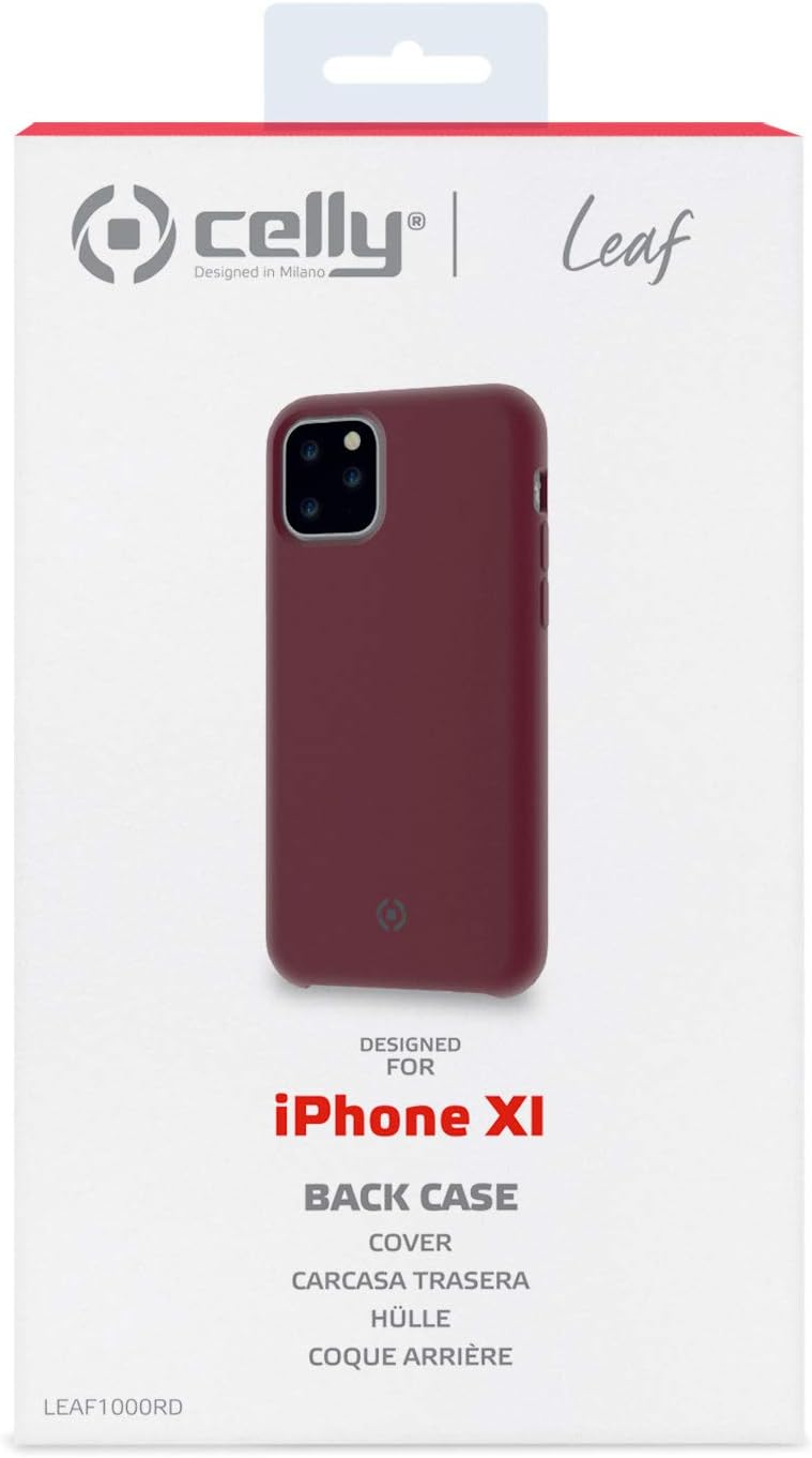 Celly COVER LEAF IPHONE 11 PRO red