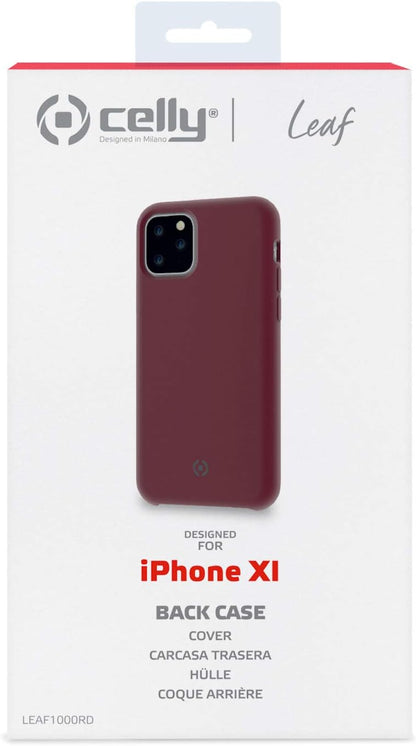 Celly COVER LEAF IPHONE 11 PRO red