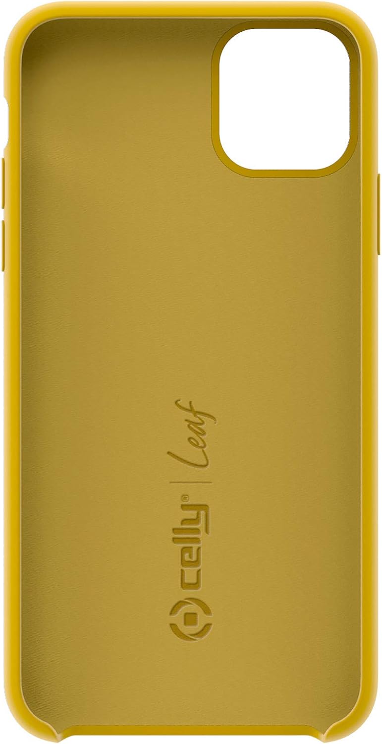 Celly LEAF COVER FOR IPHONE 11 PRO MAX COLOR Yellow