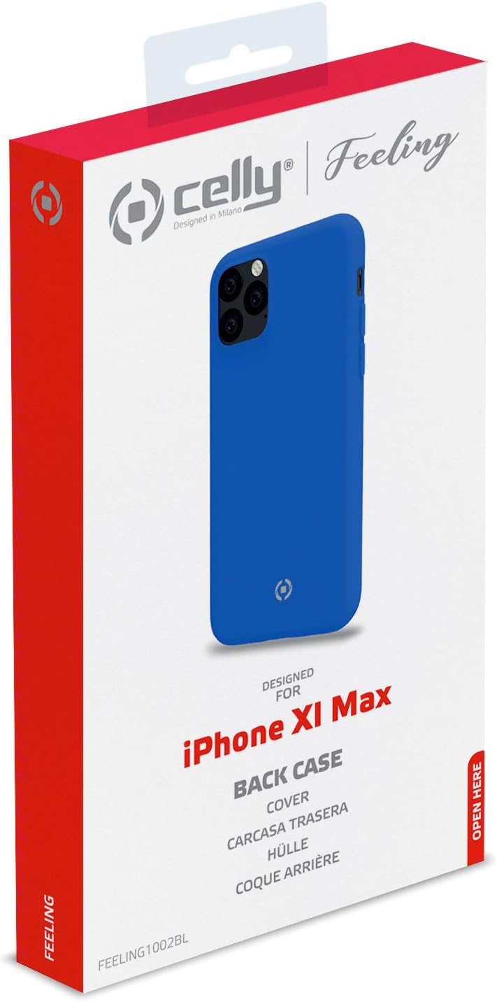 Celly FEELING1002BL - Feeling Cover Iphone 11 Pro Max Blue