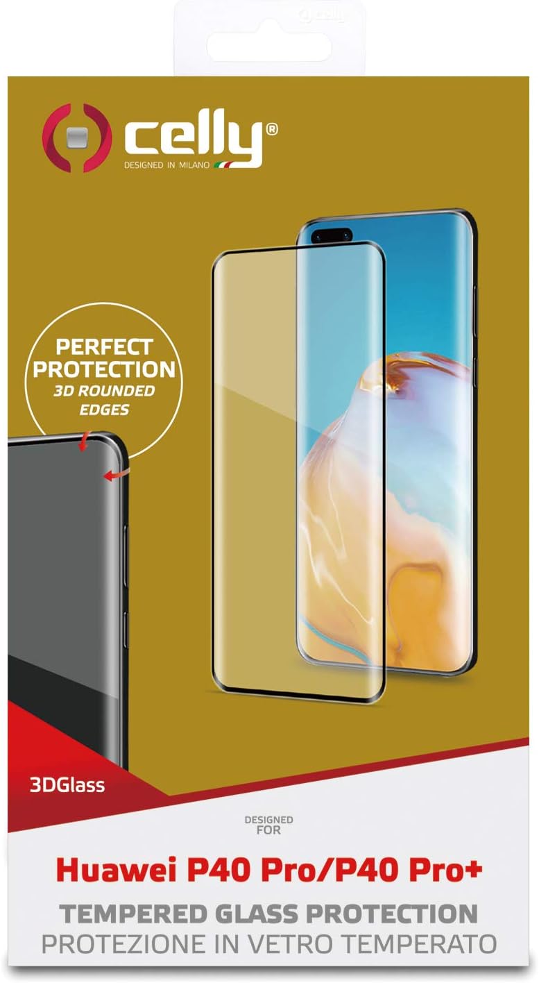 Celly 3D Glass Screen Protector Kit for 3dglass897bk