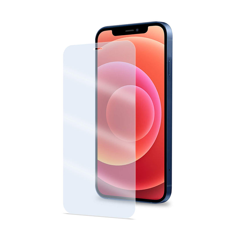 Celly Screen Protector for iPhone 12 Pro Max, Tempered Glass 9H Hardness, Anti-Fingerprint and Anti-Scratch