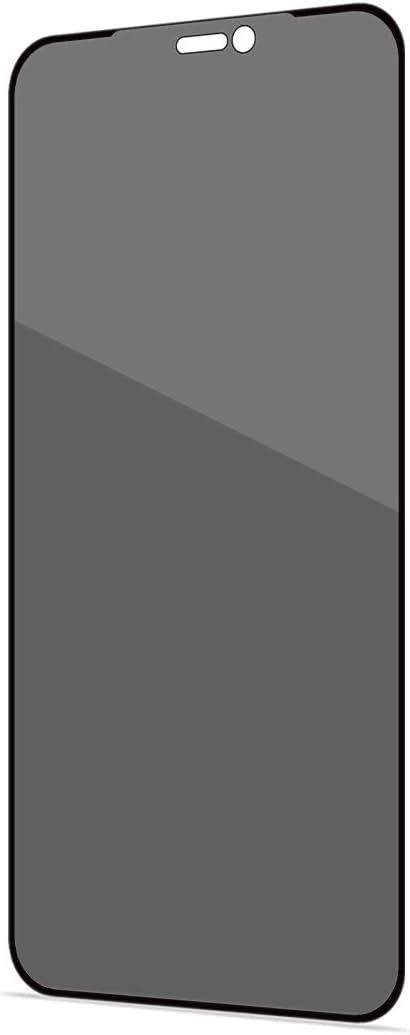 Celly 3D Privacy Function Screen Protector for iPhone 12 Mini, Tempered Glass 3D Hardness 9H Anti-Fingerprint and Anti-scratch with Two-Way Privacy Function, Black Edge