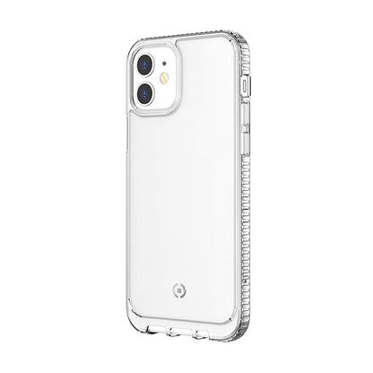 Celly Transparent Anti-Shock Case for iPhone 12 Mini, Anti-Drop and Anti-Scratch TPU Protective Case with Reinforced Edges