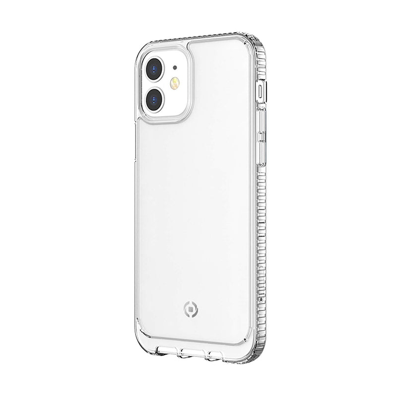 Celly Transparent Anti-Shock Case for iPhone 12 Mini, Anti-Drop and Anti-Scratch TPU Protective Case with Reinforced Edges
