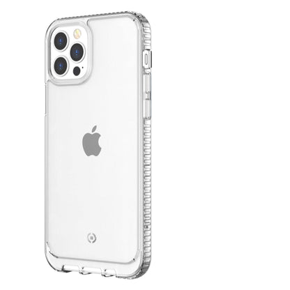 Celly Transparent Anti-Shock Case for iPhone 12 Pro Max, Thermoplastic Polyurethane Protective Case Anti-Drop and Anti-Scratch with Reinforced Edges