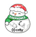 Wired Earphone Xmas Snow Shape