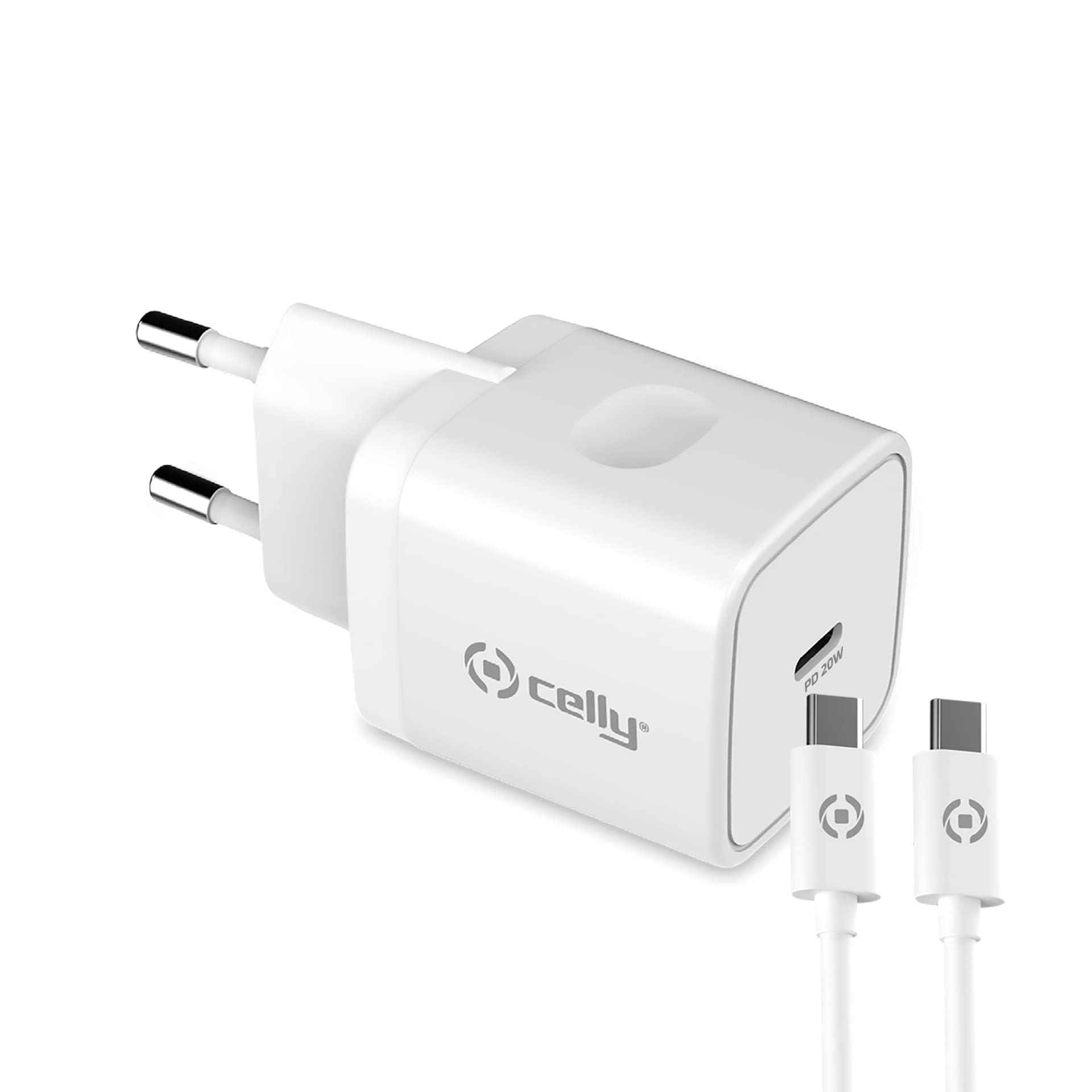 CELLY Red Charger 20W USBC & USBC-Light BCO Cable