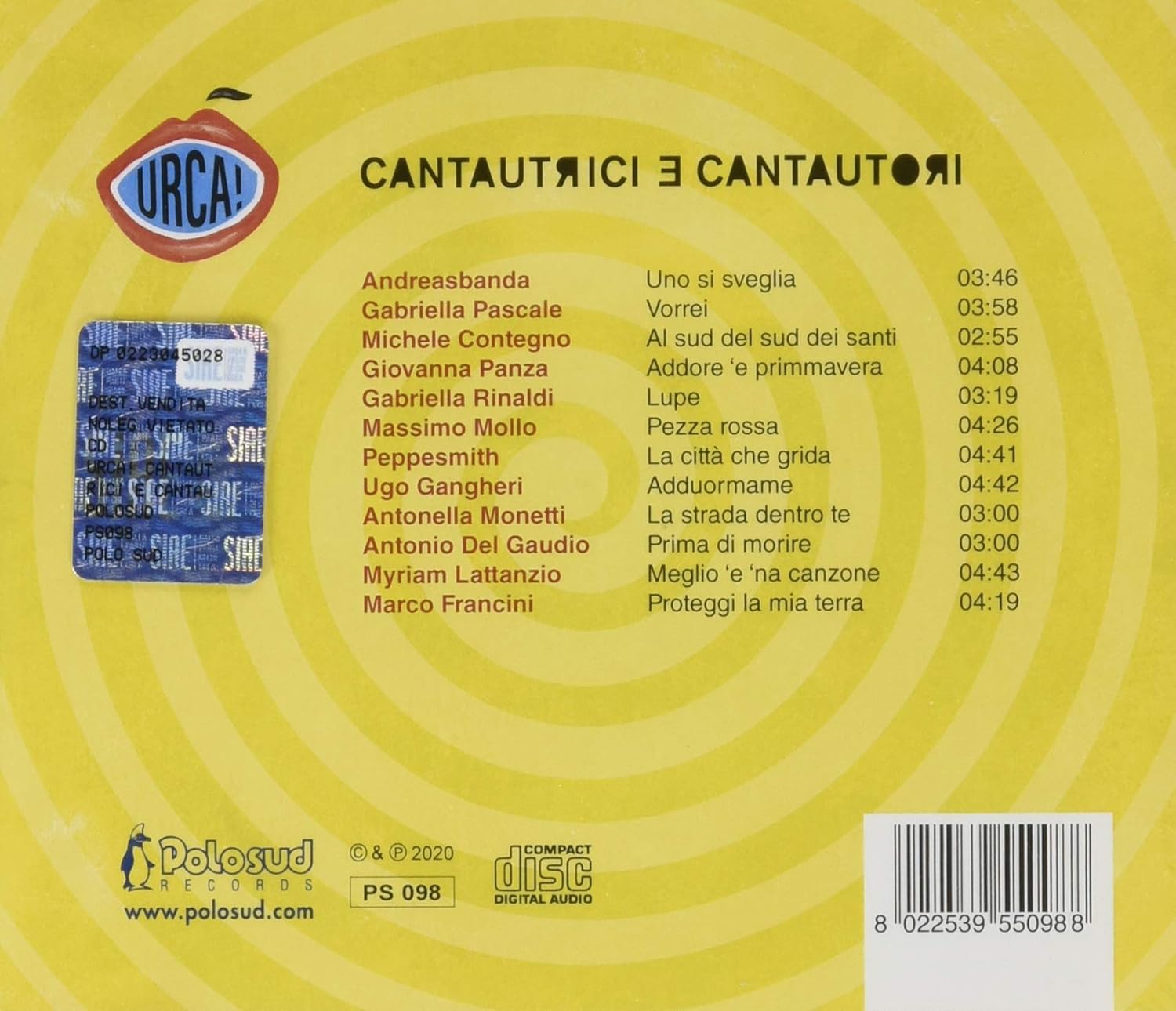 Cantautrici E Cantautori