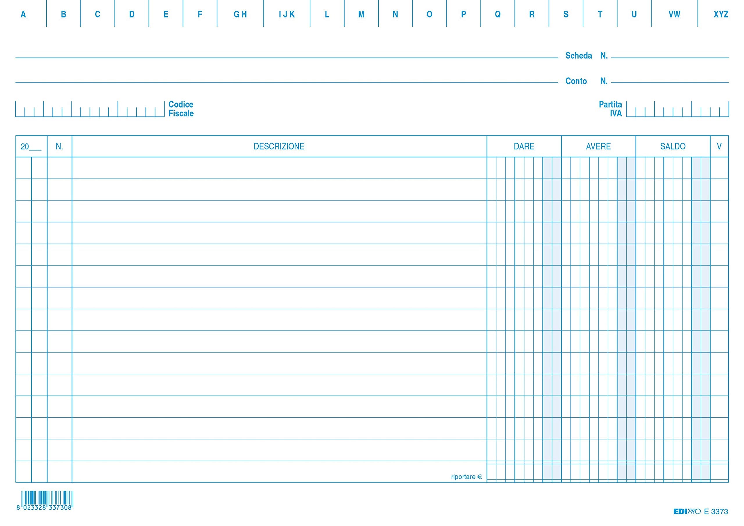 EDIPRO e3373 Form and Accounting Book