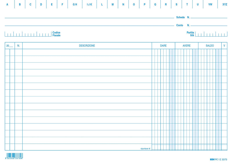 EDIPRO e3373 Form and Accounting Book