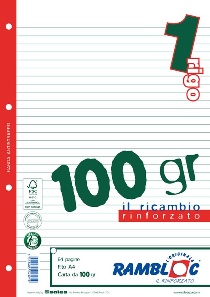 RAMBLOC Cf80 Spring White A4 100 gr 1r