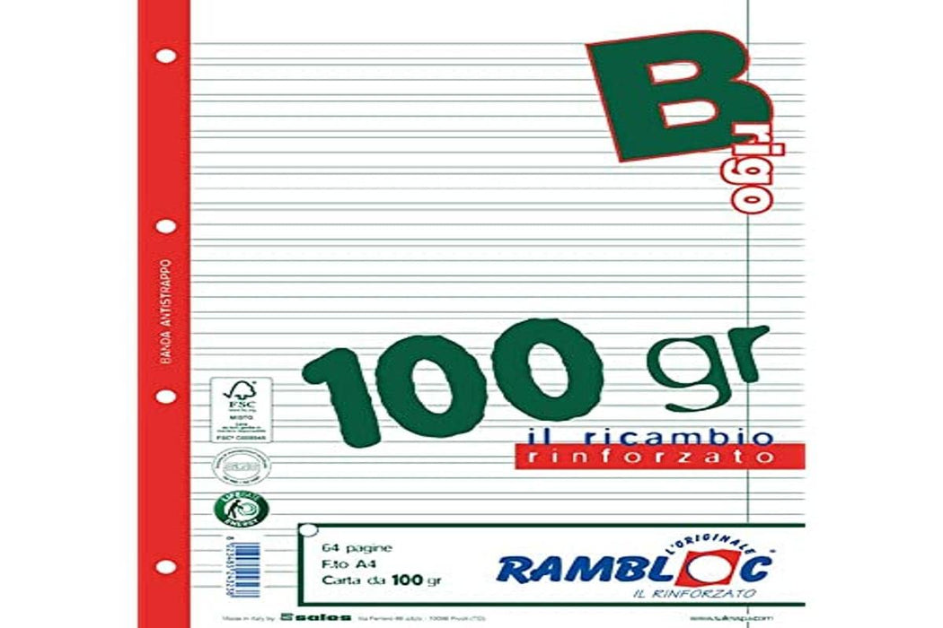 RAMBLOC Cf80Replacement White A4 100gr Rigo B