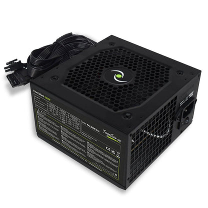 Tecnoware Free Silent 550 ATX Power Supply, 5inch Silent Fan, 2 x SATA, 1 x 24 Pin, 1 x 12V 4+4 Pin, 2 x Molex, Over Voltage Protection, 16inch Cables, CE and Rohs Certified