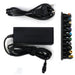 Tecnoware Power Systems - Caricatore Universale 95W per Notebook | 10 Connettori per Acer, ASUS, Sony, Toshiba, HP, Dell, Lenovo, LG, IBM, Fujitsu, Samsung | Protezione sbalzi corrente, Nero