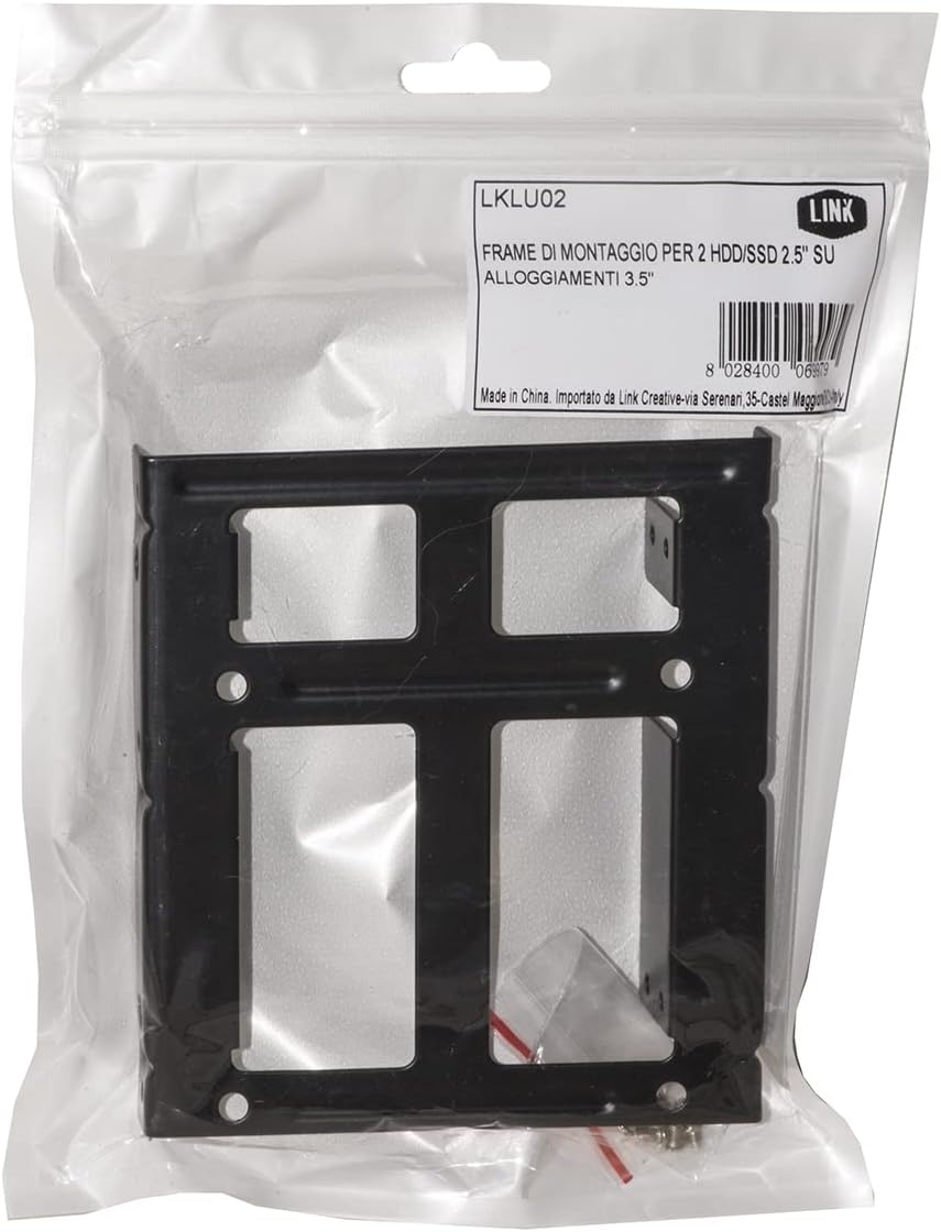 Adattatore 2 Ssd_Hdd Da 2.5 In 3.5
