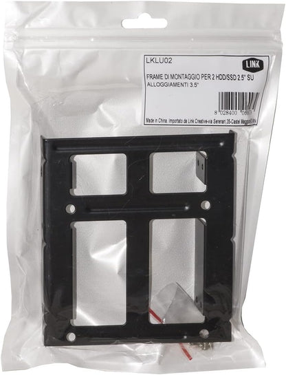 Adattatore 2 Ssd_Hdd Da 2.5 In 3.5