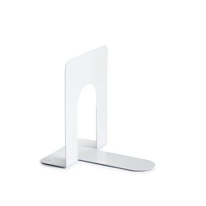 Turikan Pair Metal Bookends White Art.7250