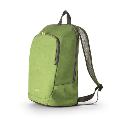 Zaino Ripiegabile Ready in Tessuto Antigraffio, Zaino con Tasca Multiuso, Bustina in Dotazione, Ideale per Viaggi, Sport e Lavoro, Dimensioni 28 x 44 x 15 cm Verde Chiaro