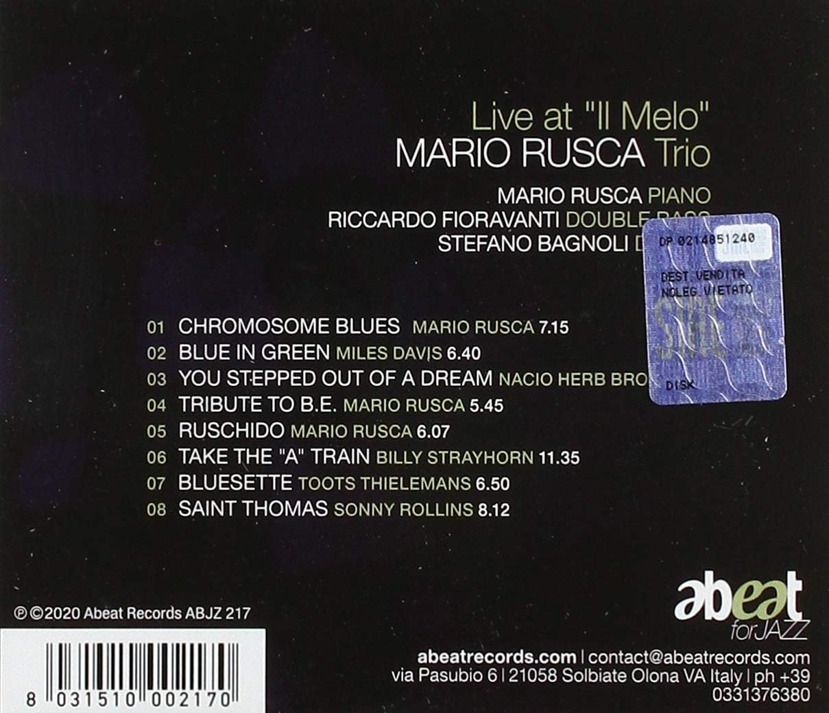 Live At Il Melo
