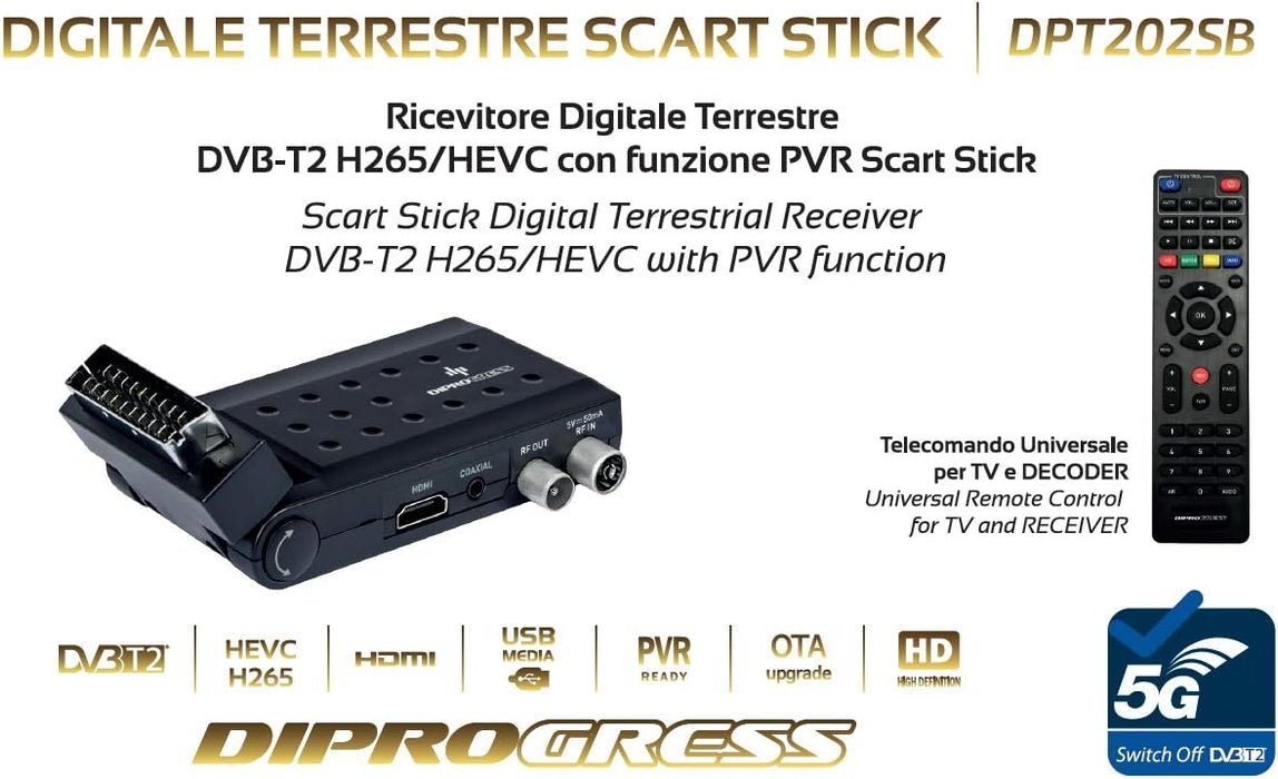 Decoder T2 Stealth Scart