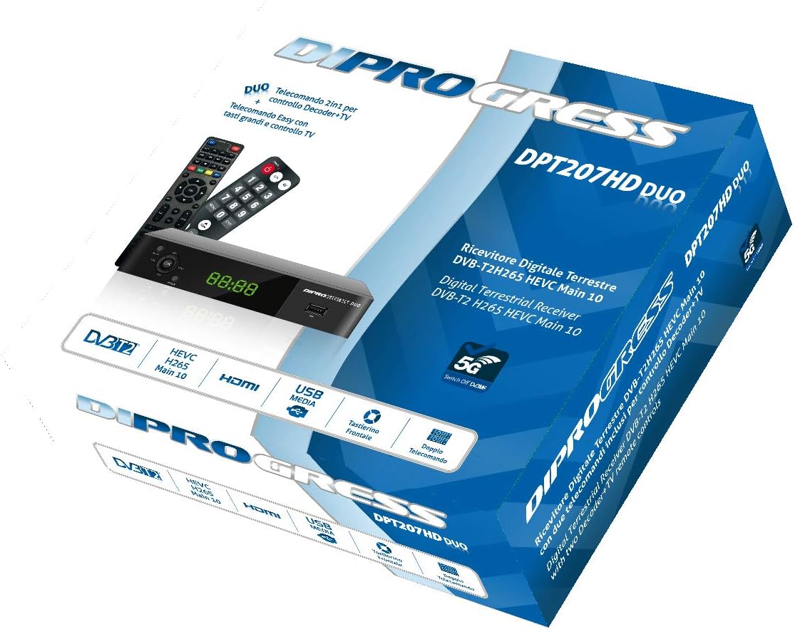 Decoder T2 Hevc 10Bit H265 2Tlc