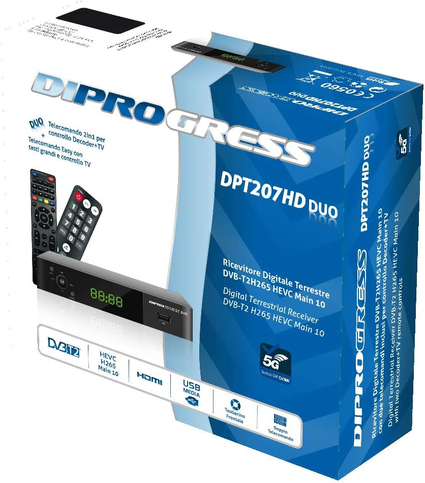 Decoder T2 Hevc 10Bit H265 2Tlc