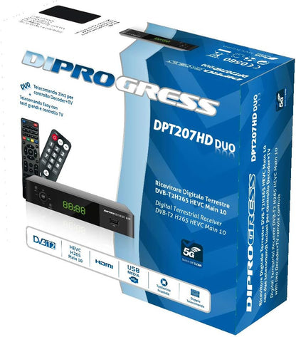 Decoder T2 Hevc 10Bit H265 2Tlc