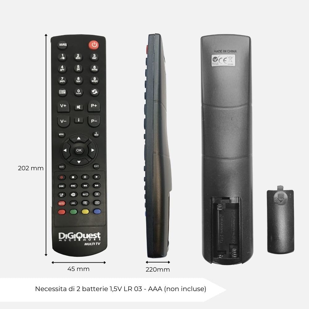 Telecomando Dedicato Multi Tv