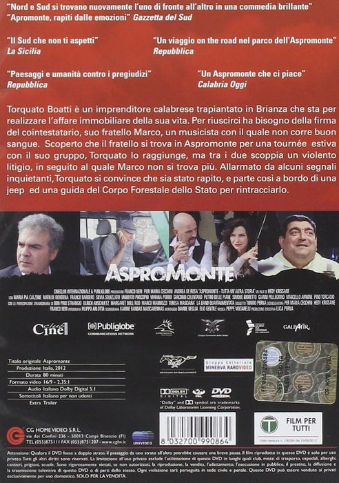 aspromonte dvd Italian Import