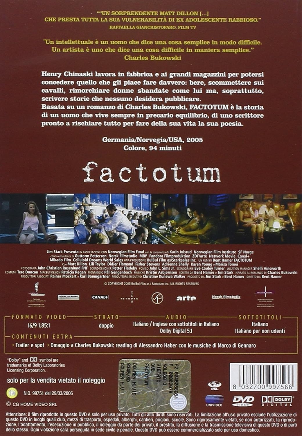 Factotum - (Italian Import)