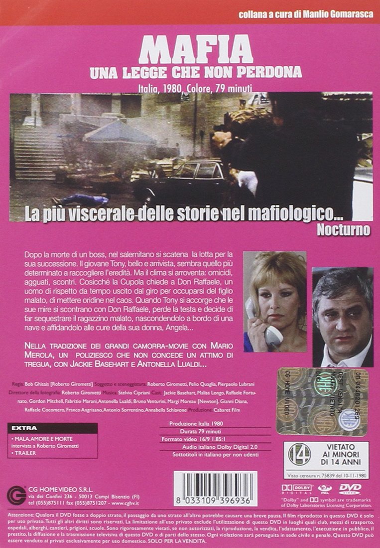 mafia una legge che non perdona dvd Italian Import