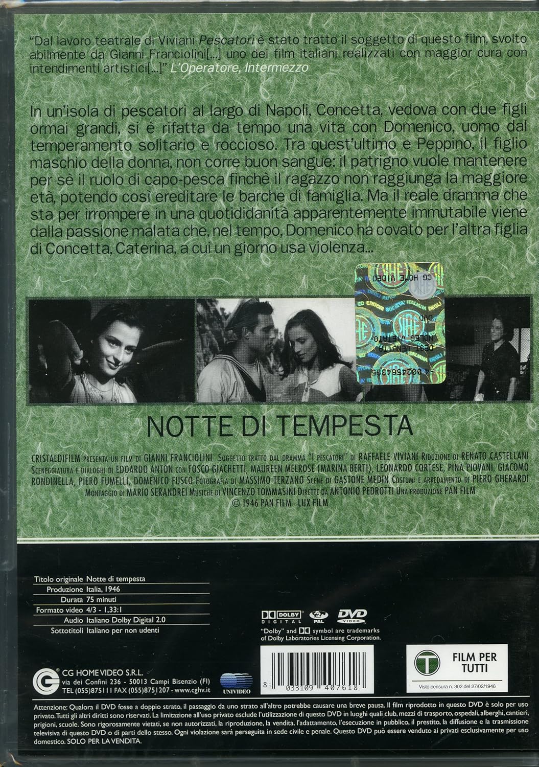 Notte Di Tempesta - IMPORT