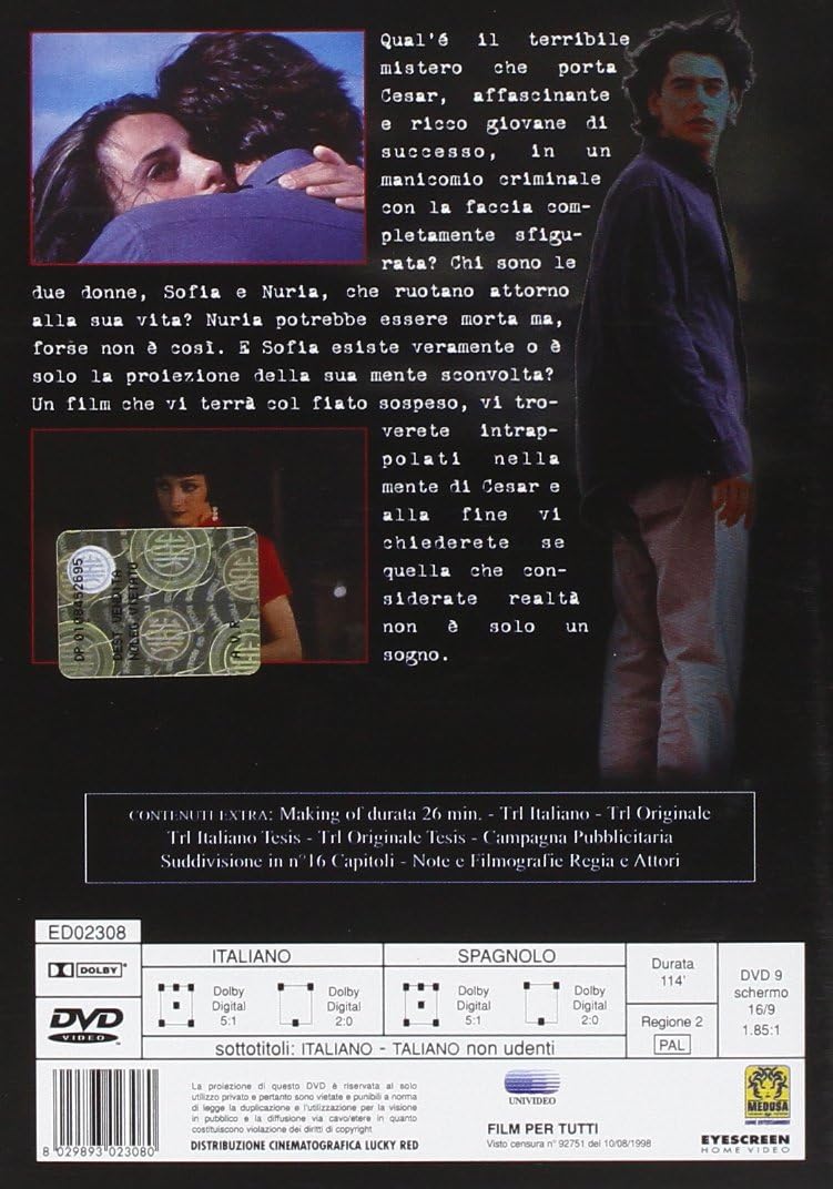 apri gli occhi dvd Italian Import
