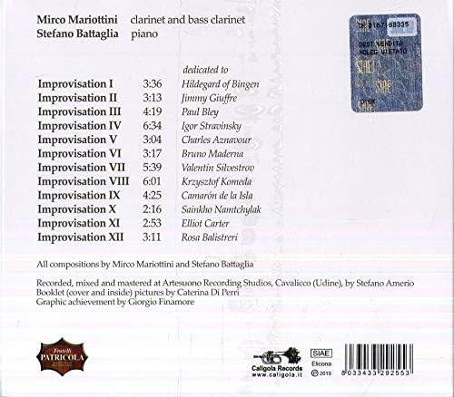Music For Clarinets & Piano