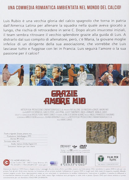 grazie amore mio dvd Italian Import