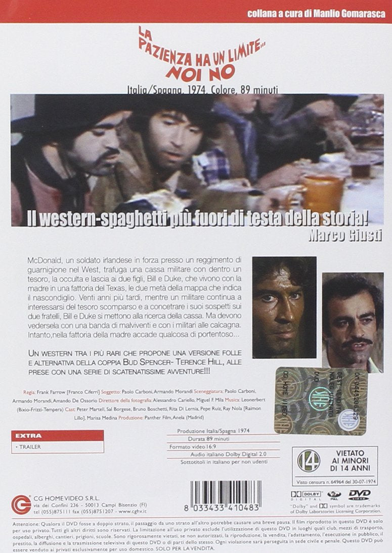 la pazienza ha un limite noi no dvd Italian Import