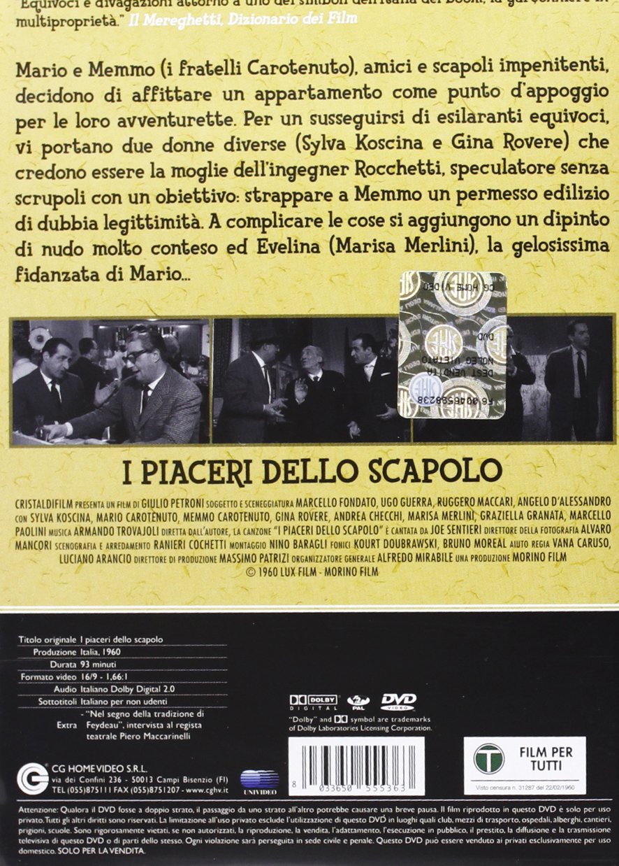 I Piaceri Dello Scapolo