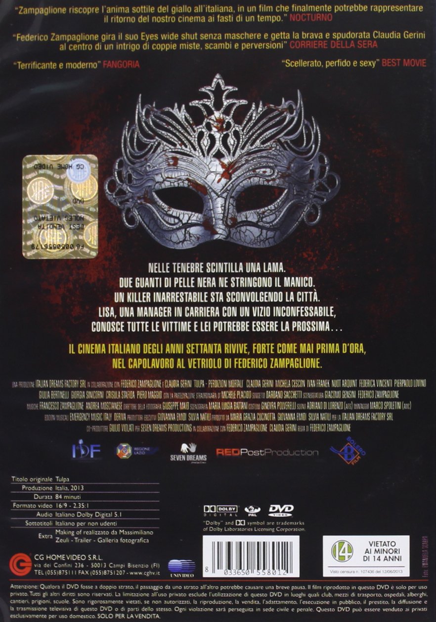 tulpa dvd Italian Import