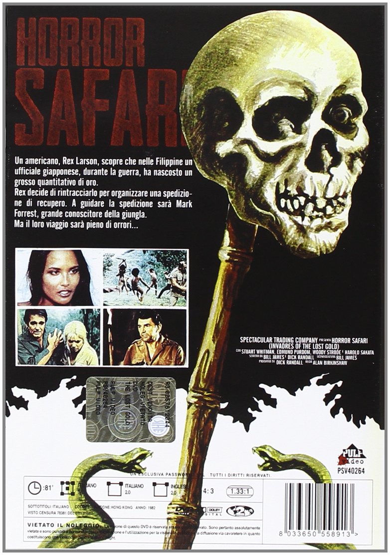 horror safari - safari senza ritorno dvd Italian Import